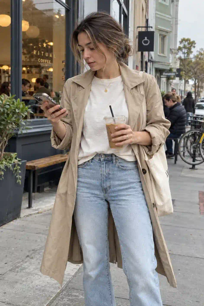 Belt tied behind or at