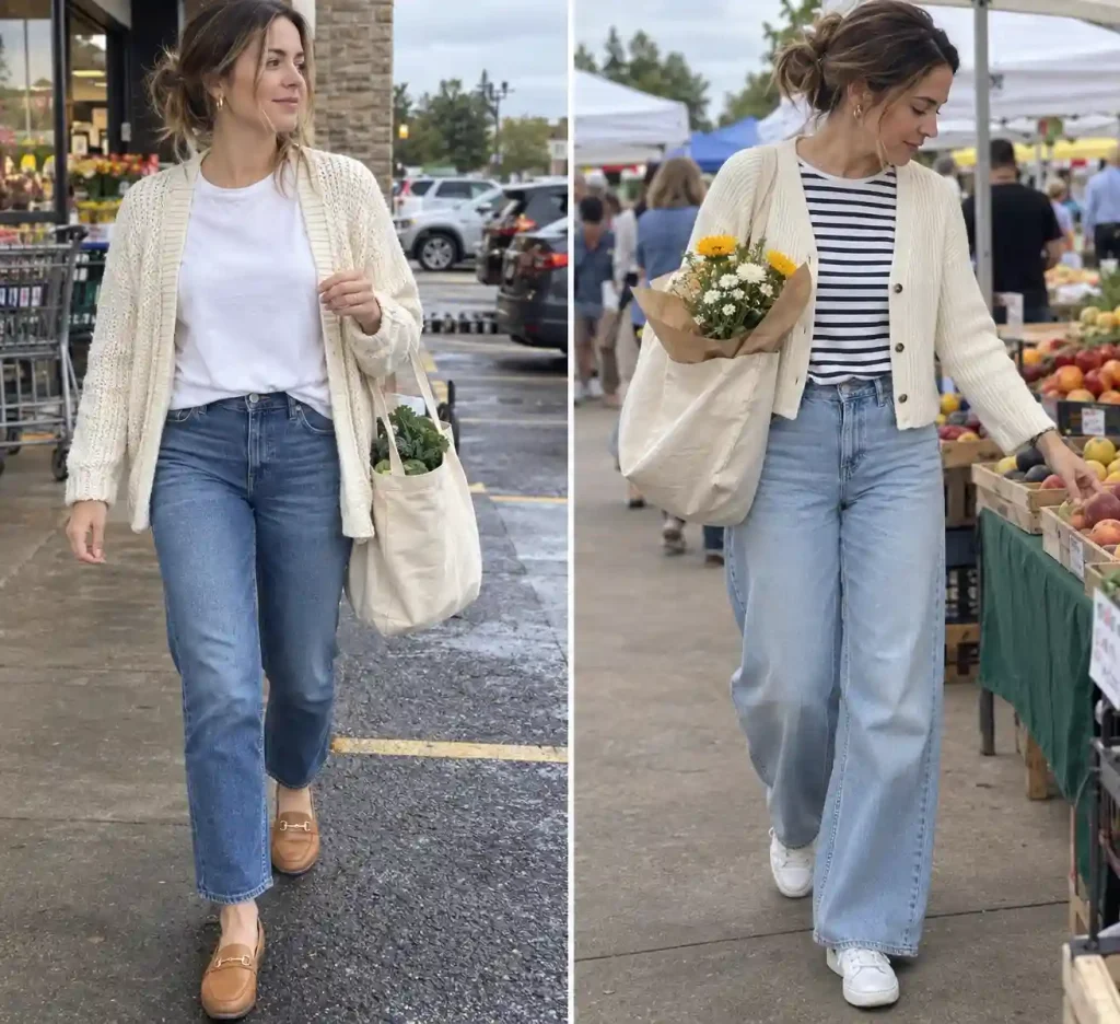 Breton stripe and denim