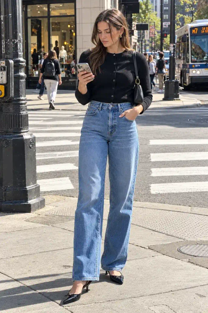 Buttoned-up cardigan