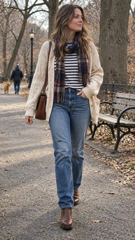 Cable-knit cardigan