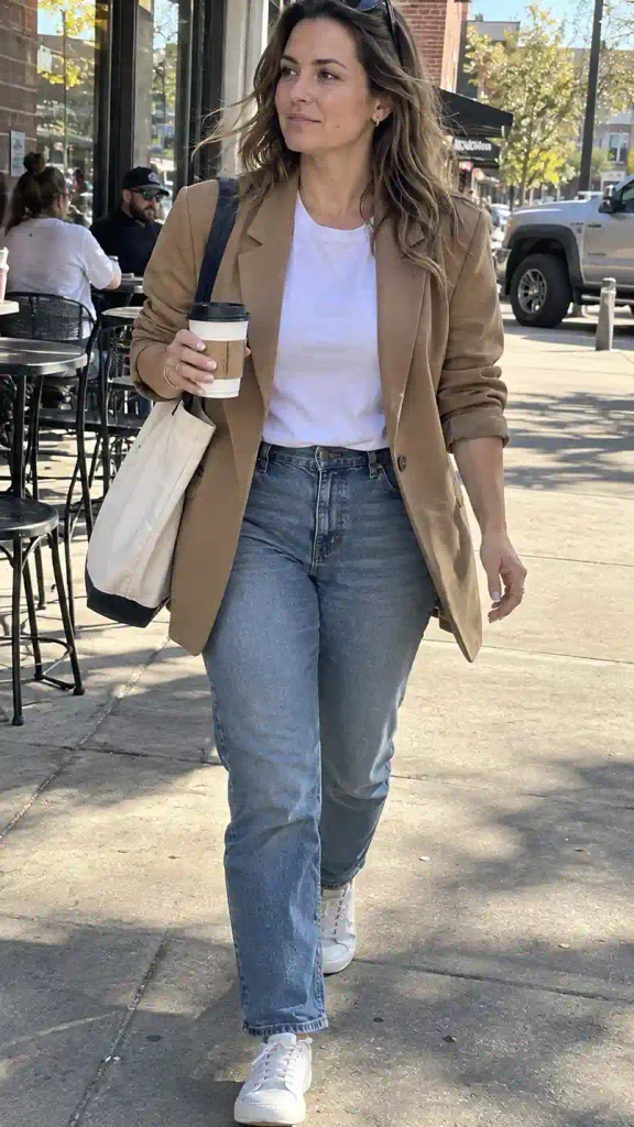Camel blazer