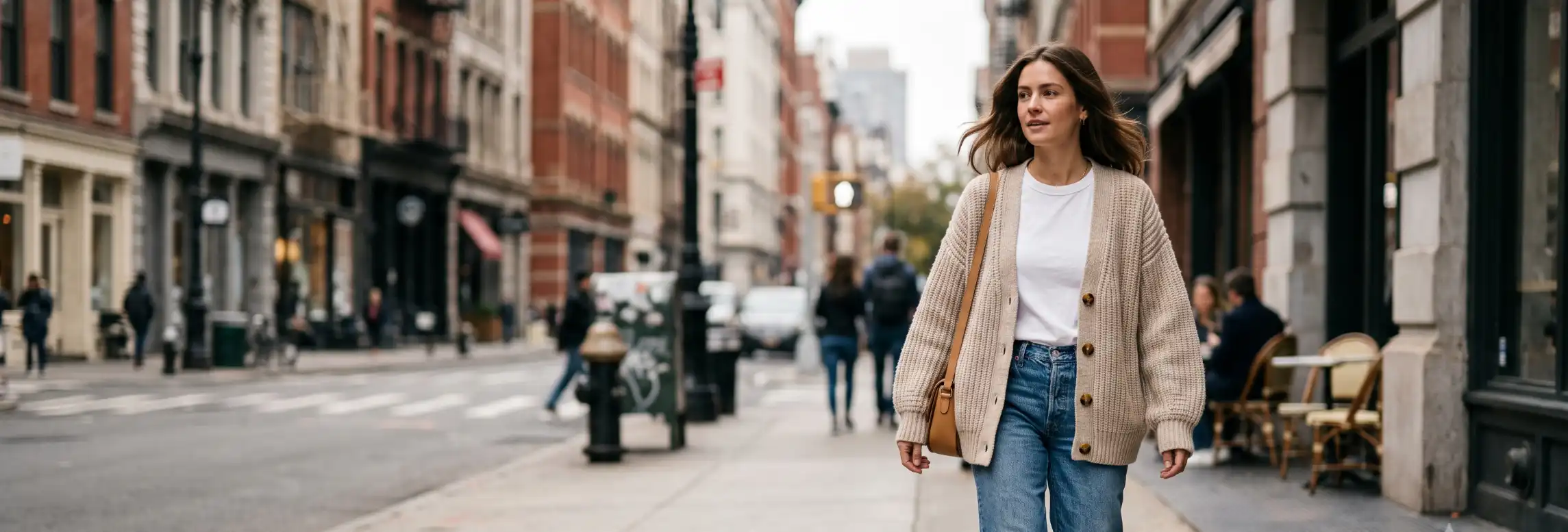 Chic Jeans And Cardigan Outfit Spring Ideas
