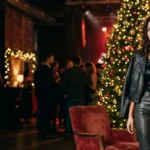 Chic Rock And Roll Christmas Party Outfit Ideas