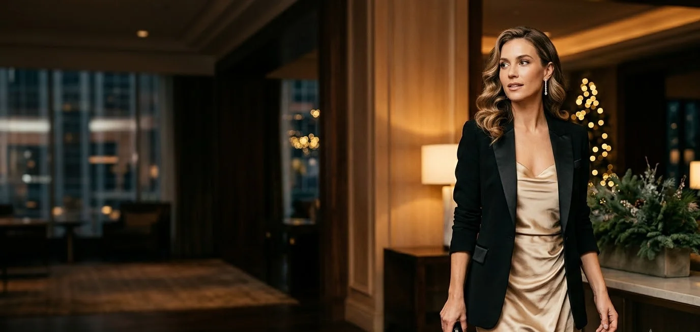 Chic Vegas Christmas Party Outfit Ideas