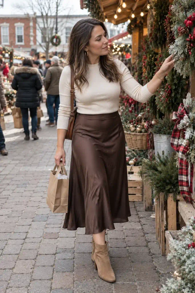 Chocolate brown and gold