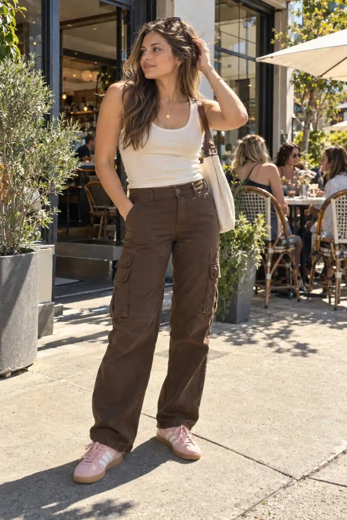 Chocolate brown cargo 