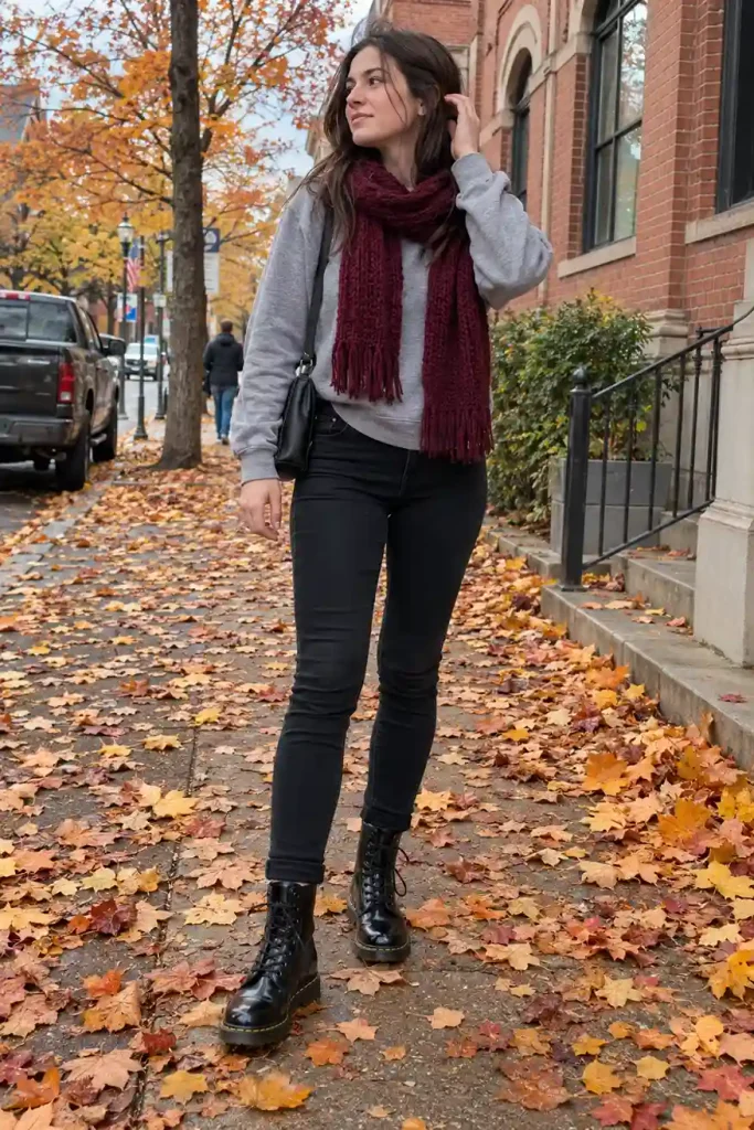 Combat boots and Dr. Martens
