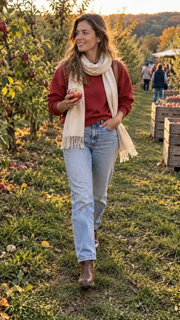 Fall photo day at the orchard