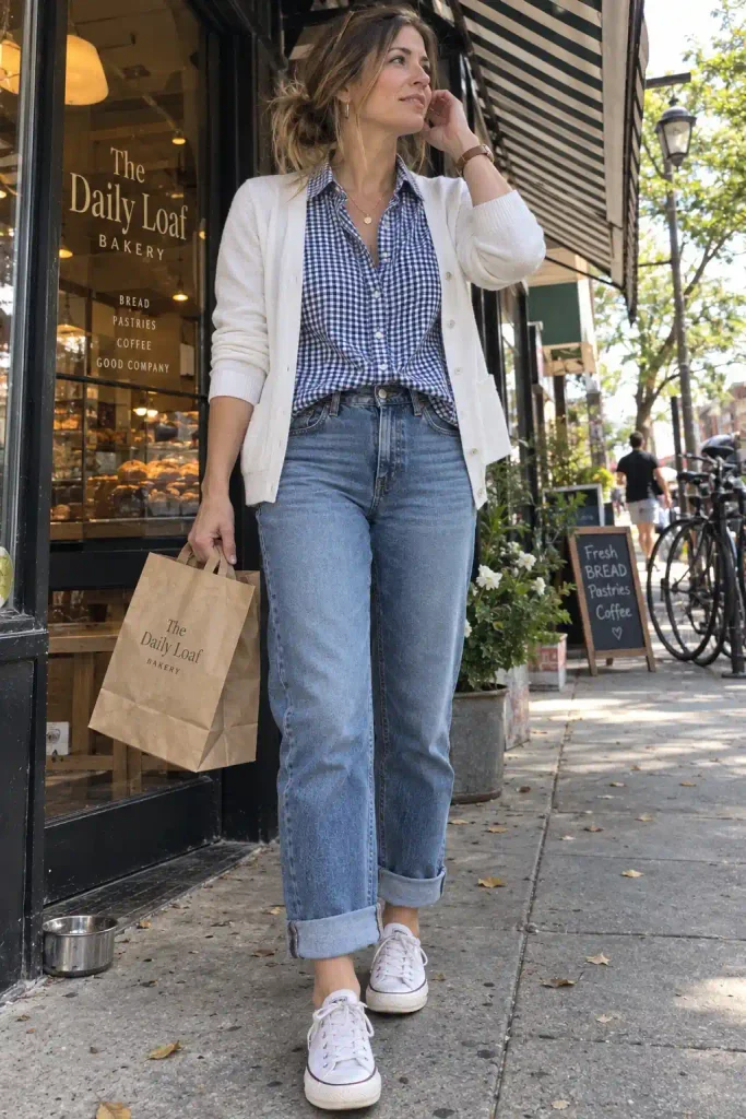 Gingham and canvas