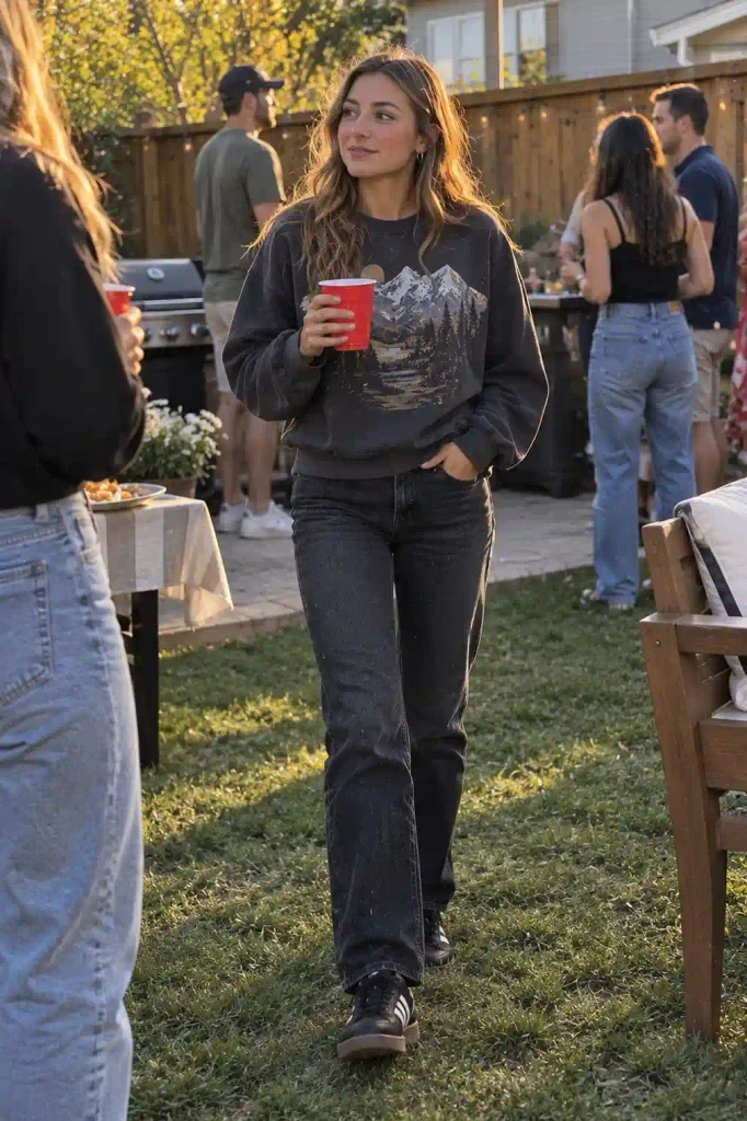 Graphic sweatshirt