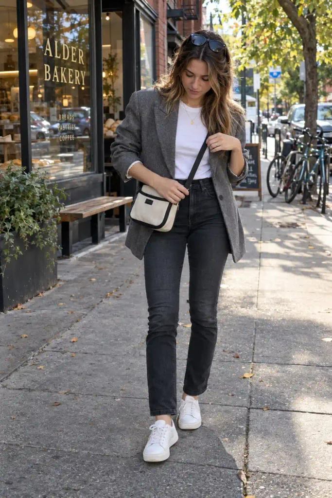 Grey blazer