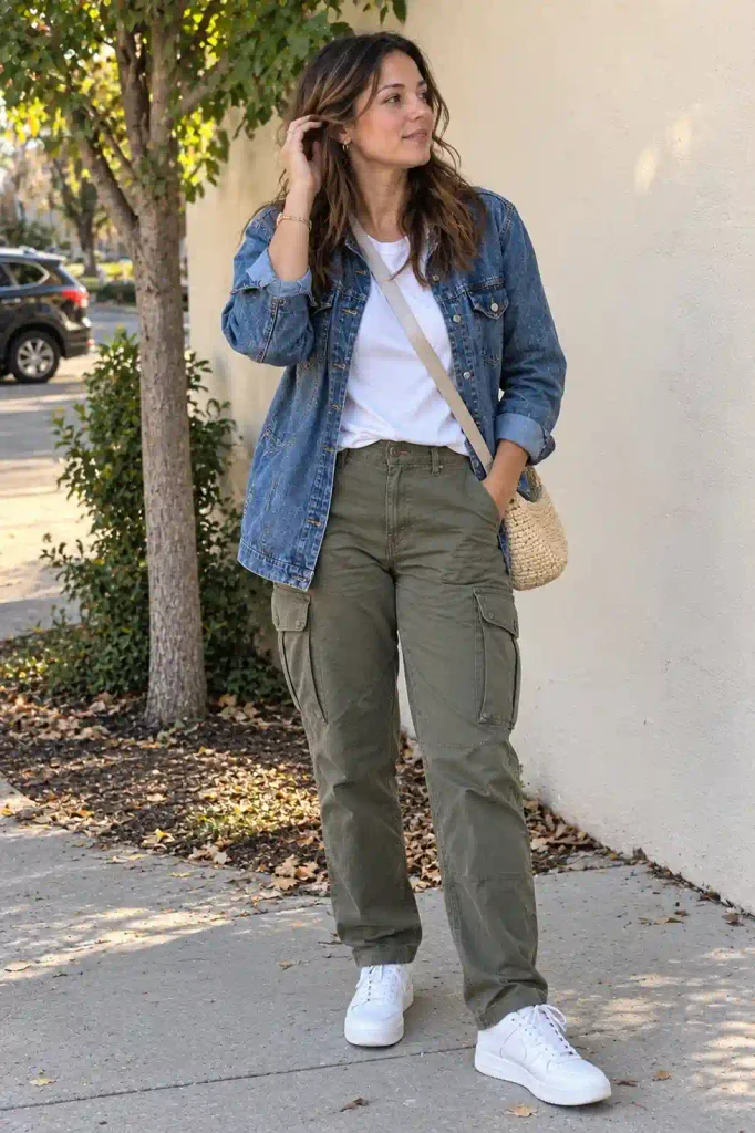 How to style a denim shacket
