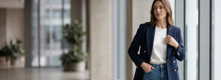 Jeans and Blazer Outfit