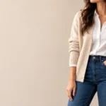 Jeans and cardigan outfit work
