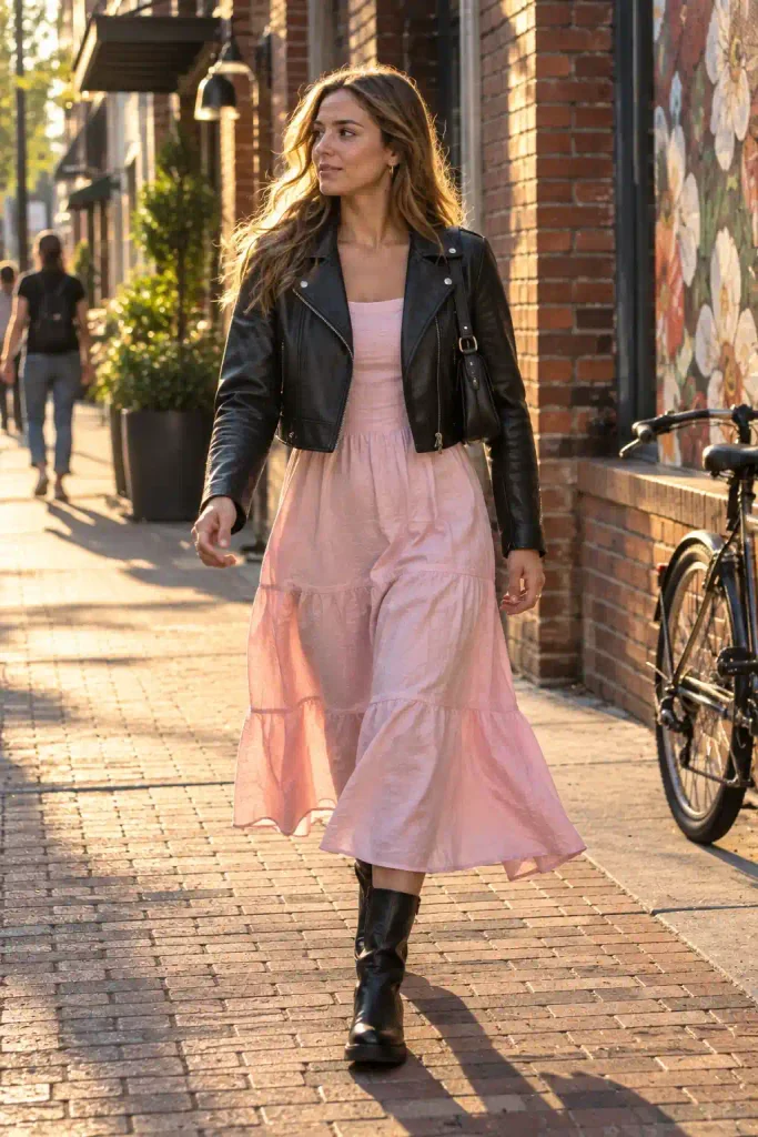 Leather jacket