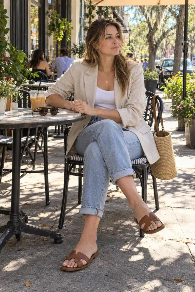 Linen blazer