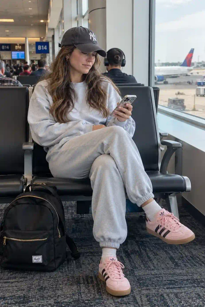 Matching grey sweat set