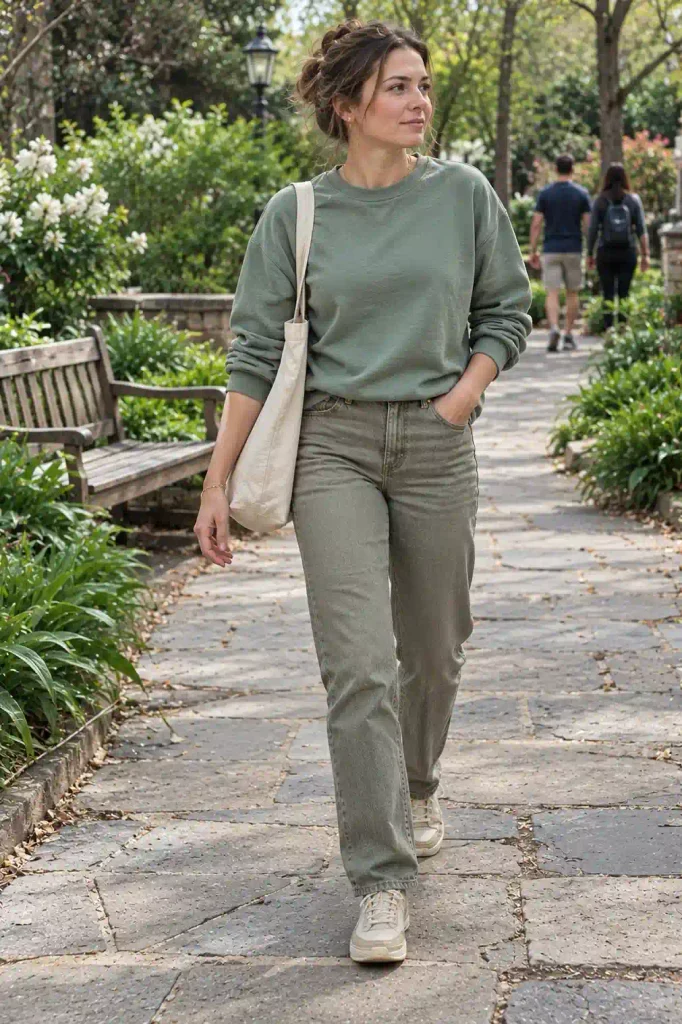 Matching tonal outfit
