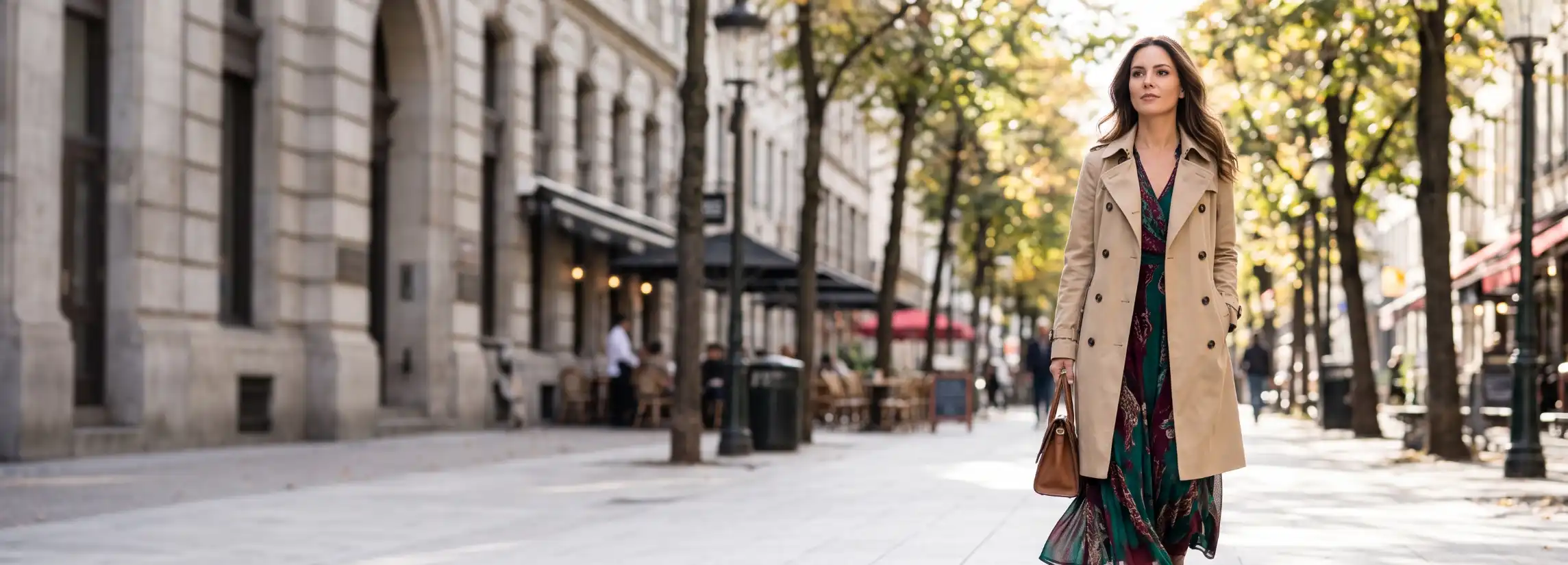 Maxi Dress With Trench Coat Outfit Ideas