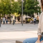 Mom Jeans and Sweatshirt Outfit