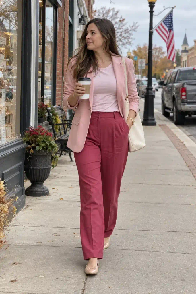 Monochrome pink sets