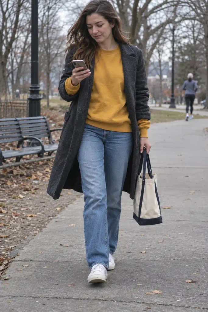 Mustard sweatshirt