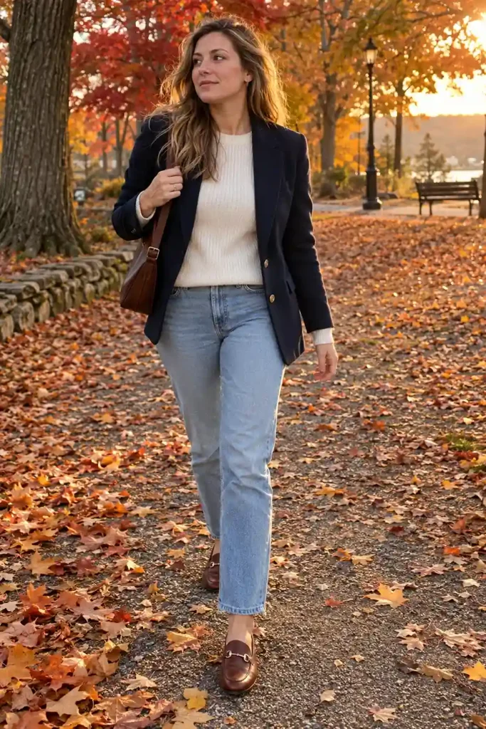 Navy blazer
