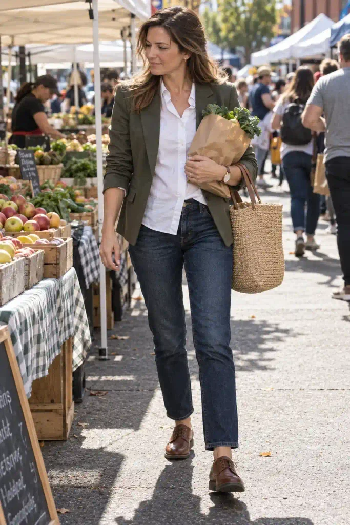 Olive blazer