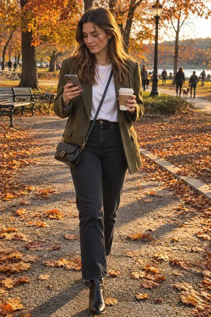 Olive blazer