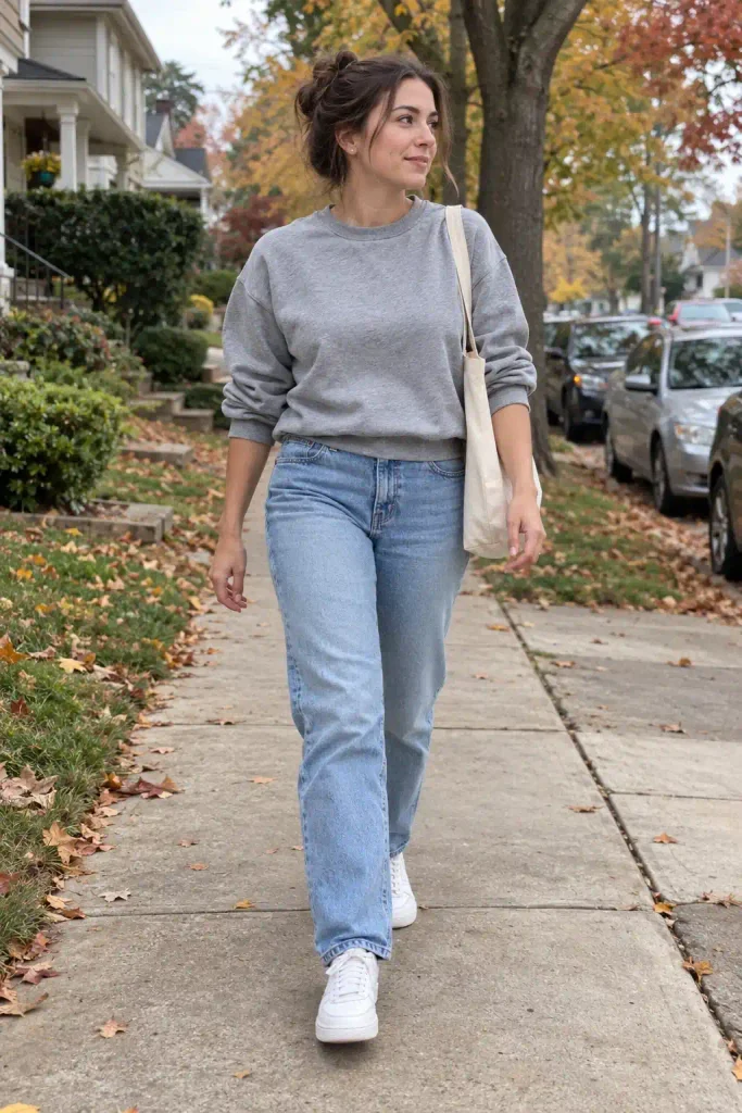 Oversized crewneck