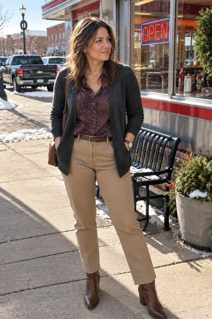 Patterned shirt with a smart