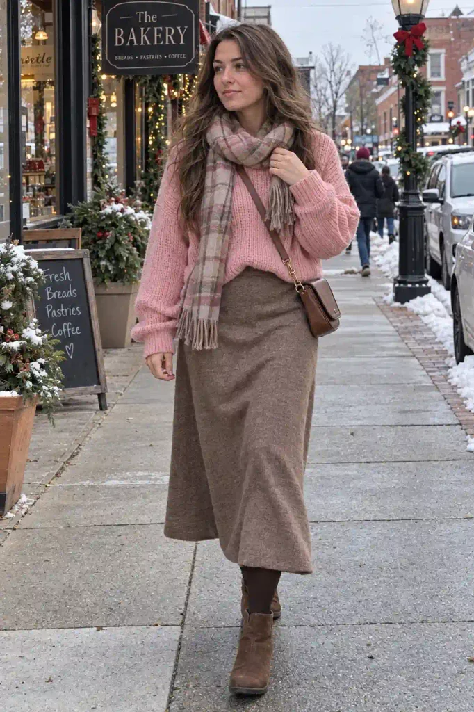 Pink sweater