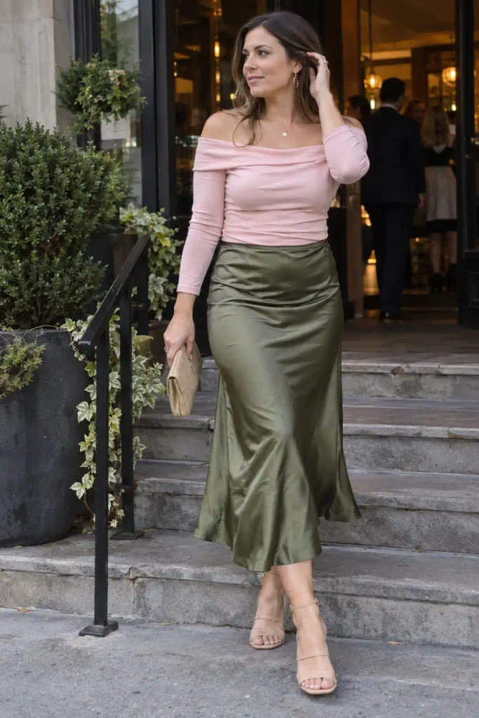 Satin midi