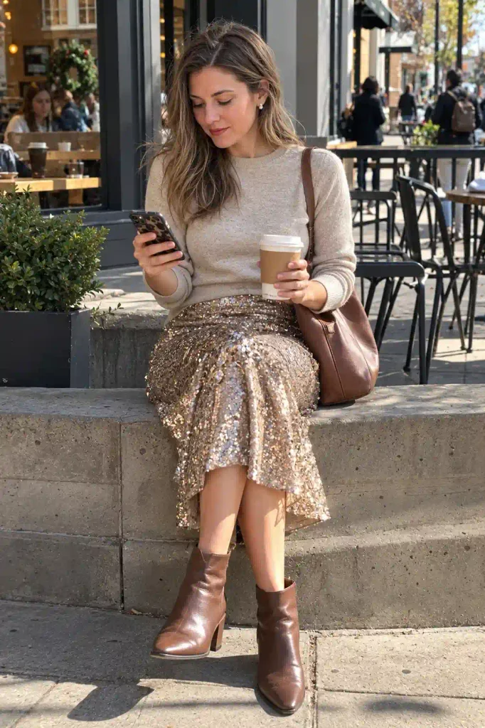 Sequins: handle with