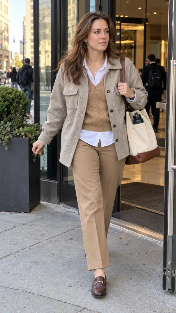 Shacket in place of a blazer