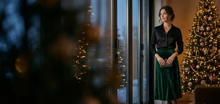 Skirt Christmas Party Outfit