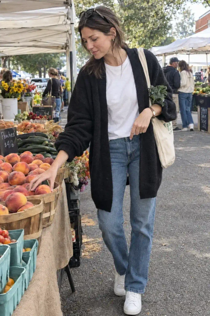 Straight-leg jeans