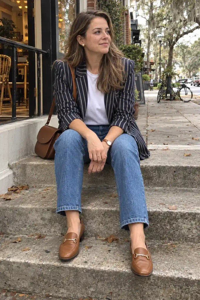 Stripes and blazers