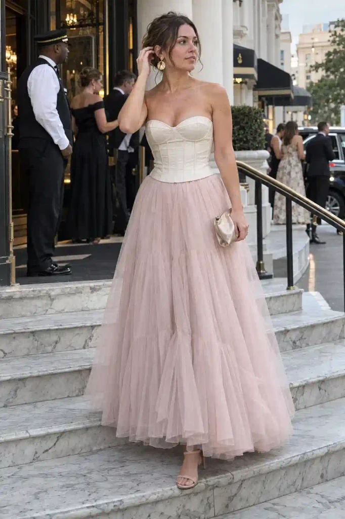 Structured bustier and