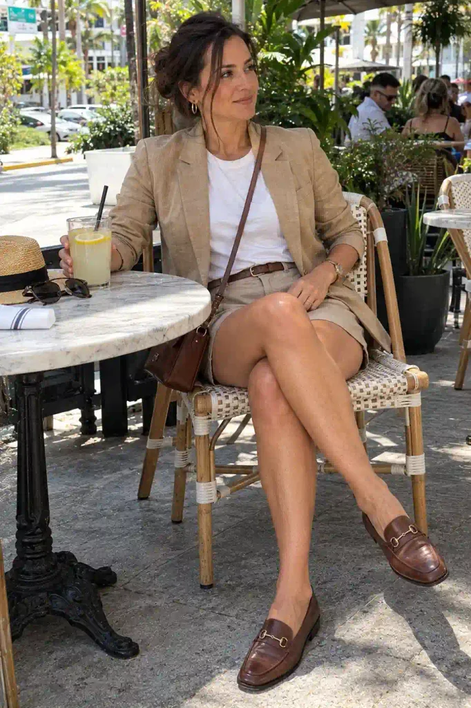 Tan blazer