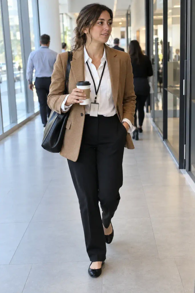 Tan blazer