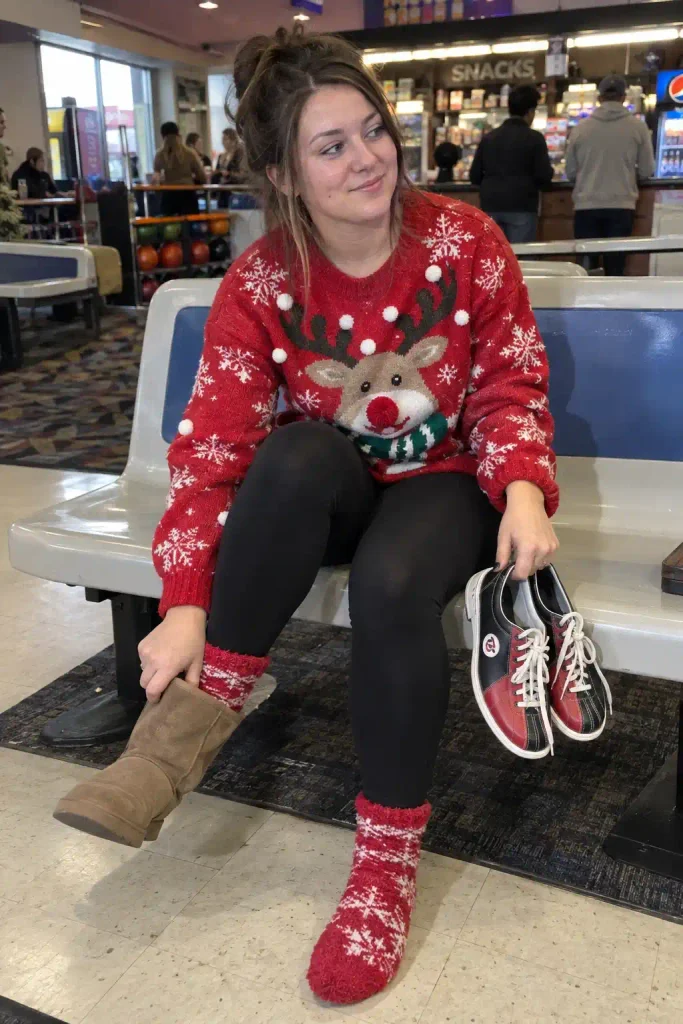 The classic ugly Christmas sweater