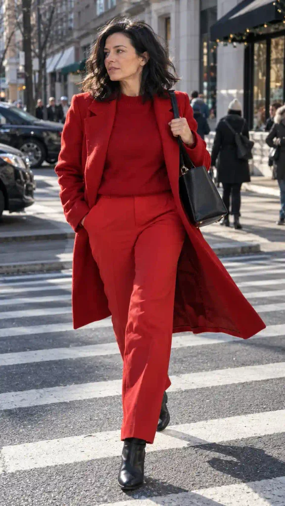 The full red monochrome