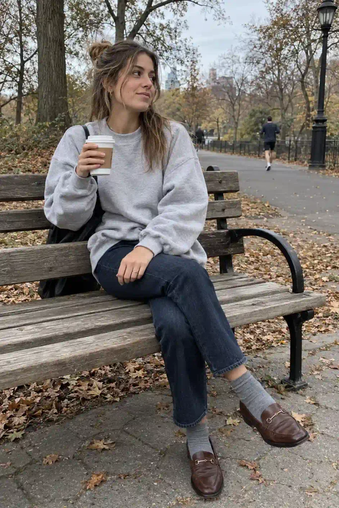The oversized and cozy