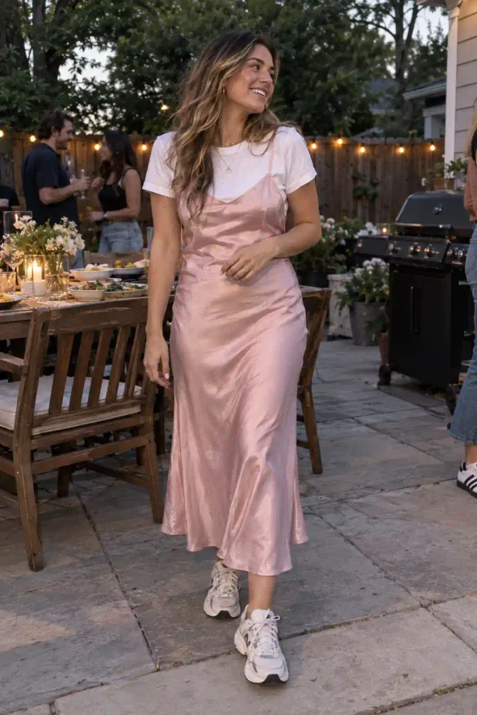 The slip dress with