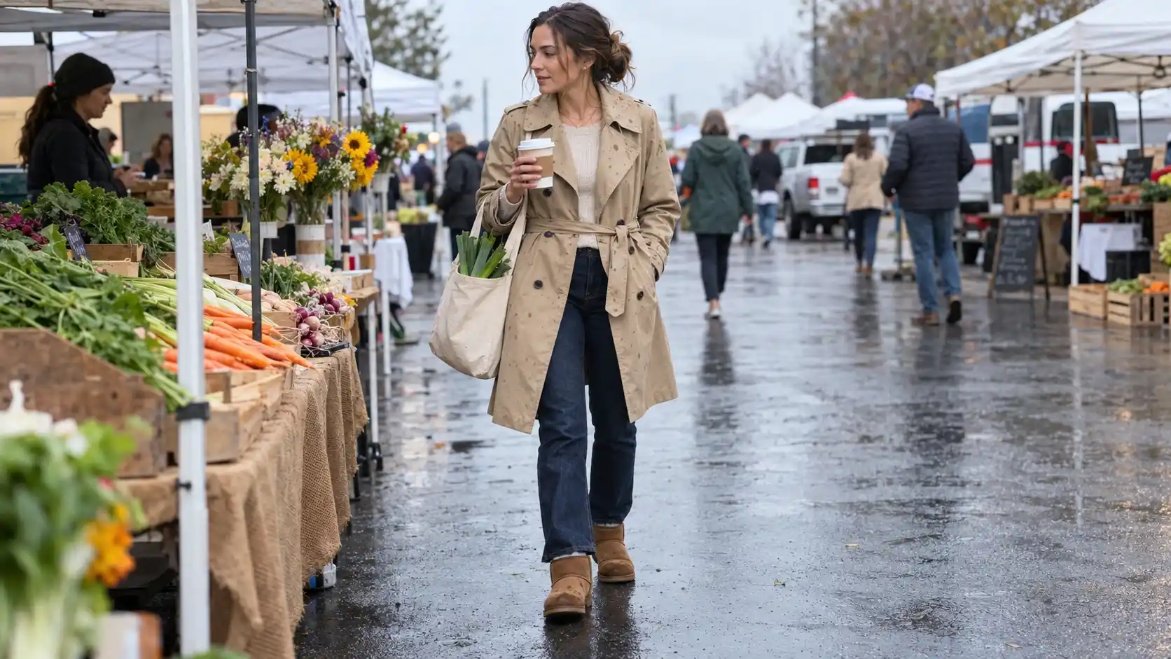Trench Coat Outfit With