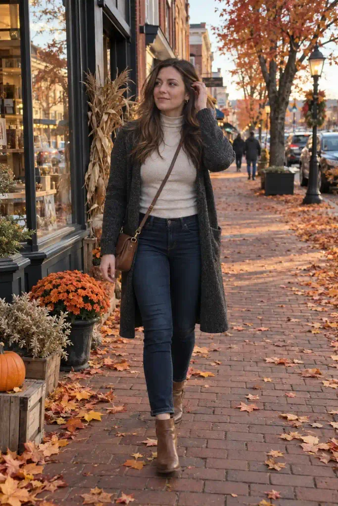 Turtleneck underneath