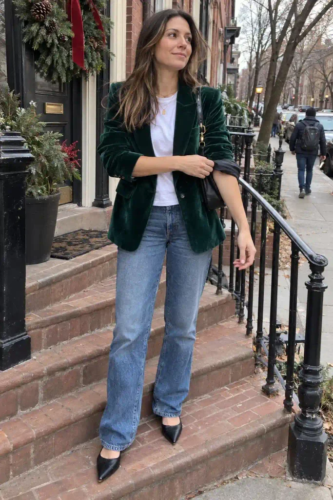Velvet blazer