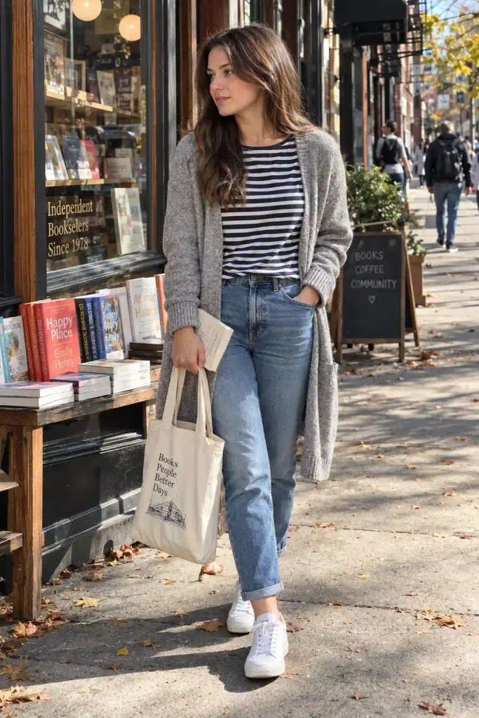 White sneakers for the weekend
