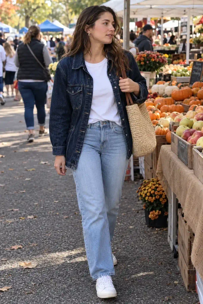 White tee